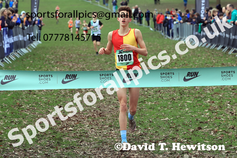 Boys Under-13s 2026 UK CAU Inter Counties Cross Country, Wollaton Park, Nottingham. Photo: David T. Hewitson/Sports for All Pics